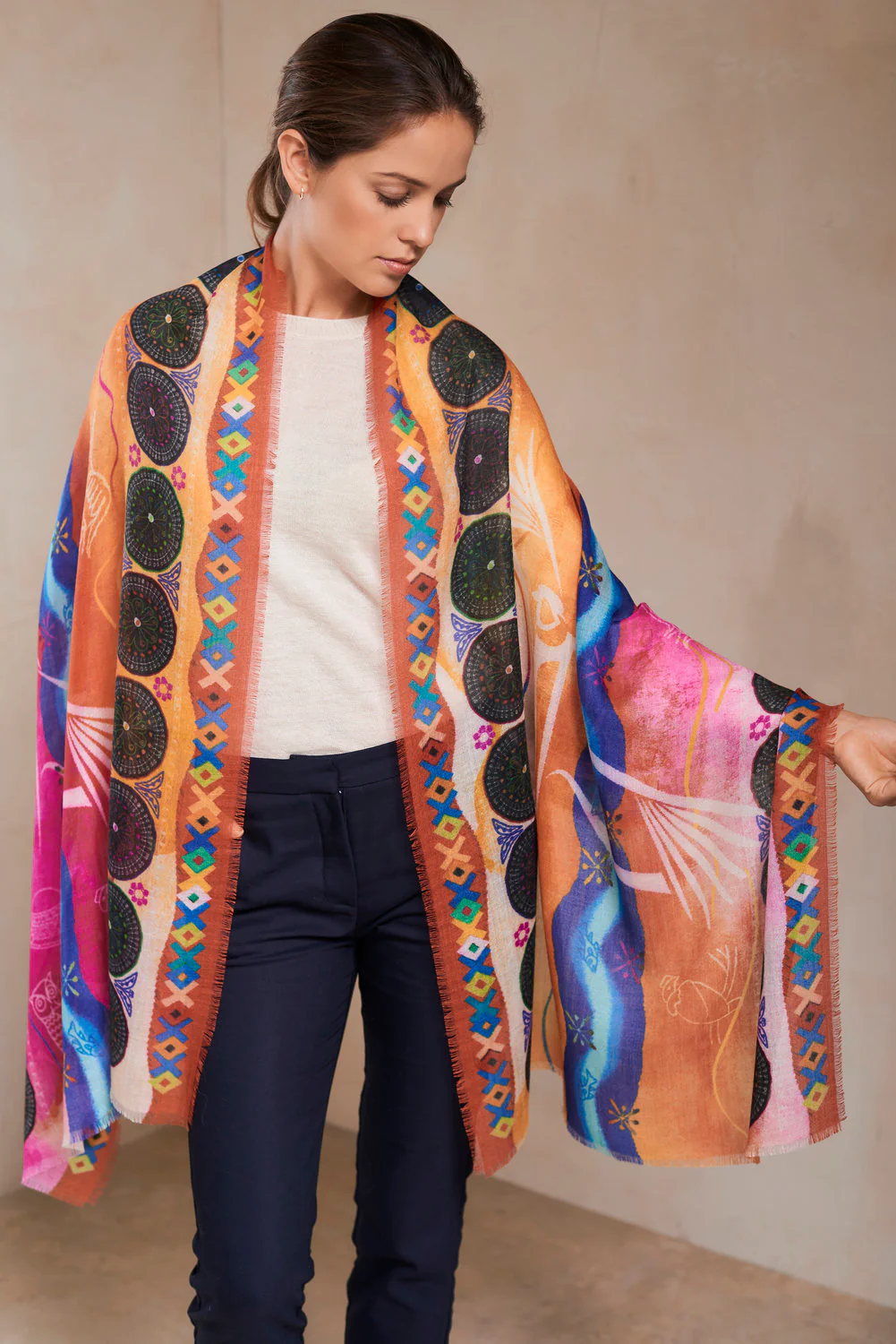 Sienna Baby Alpaca Shawl & Scarf - Image 5