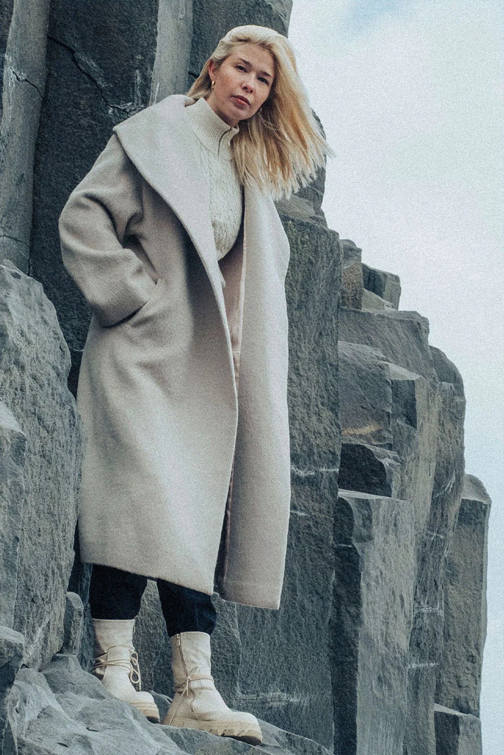 Solange Baby Alpaca Suri Coat - Image 3