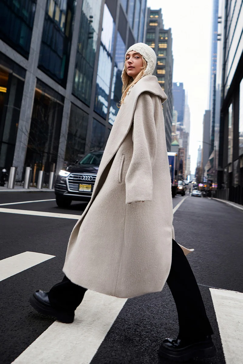 Solange Baby Alpaca Suri Coat - Image 10