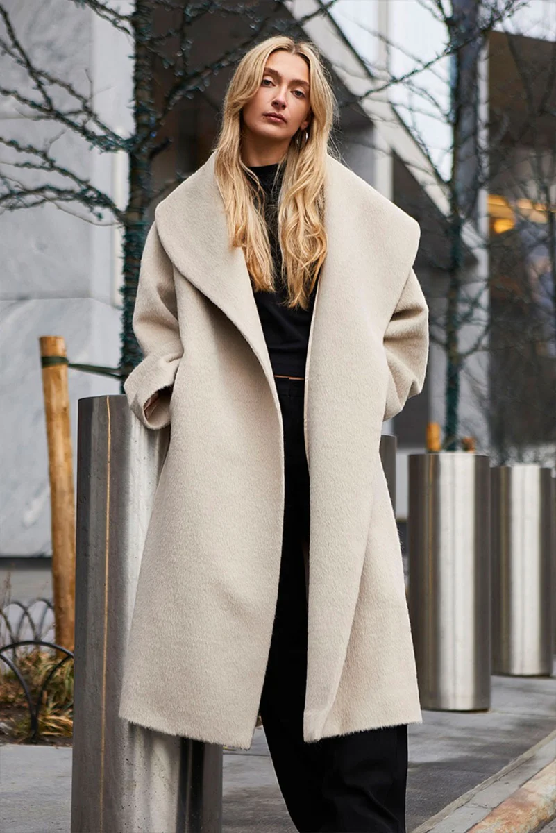 Solange Baby Alpaca Suri Coat - Image 7