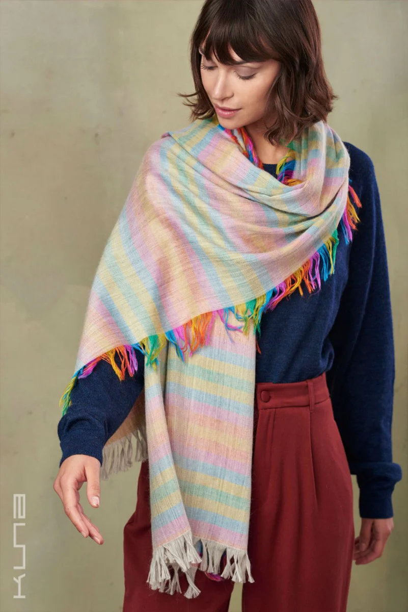 Tanaka Baby Alpaca Shawl - Image 4