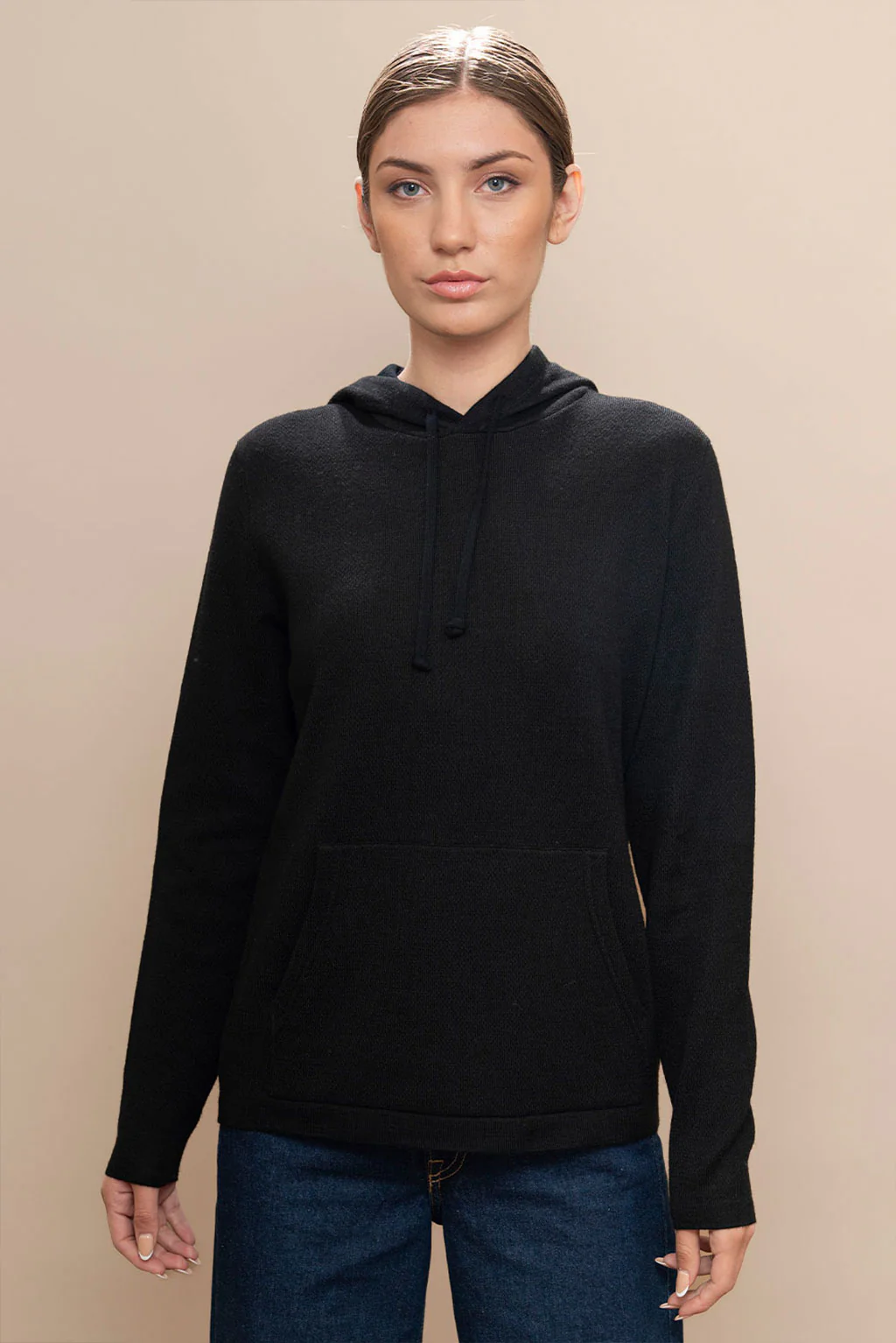 Women's Baby Alpaca & Cotton Hoodie - Image 7