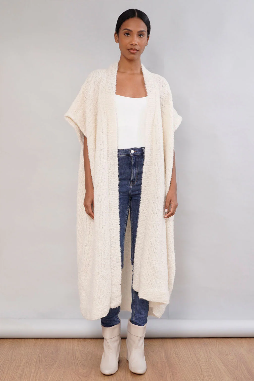 Wanka Oversized Handknit Alpaca Cardigan - Image 5