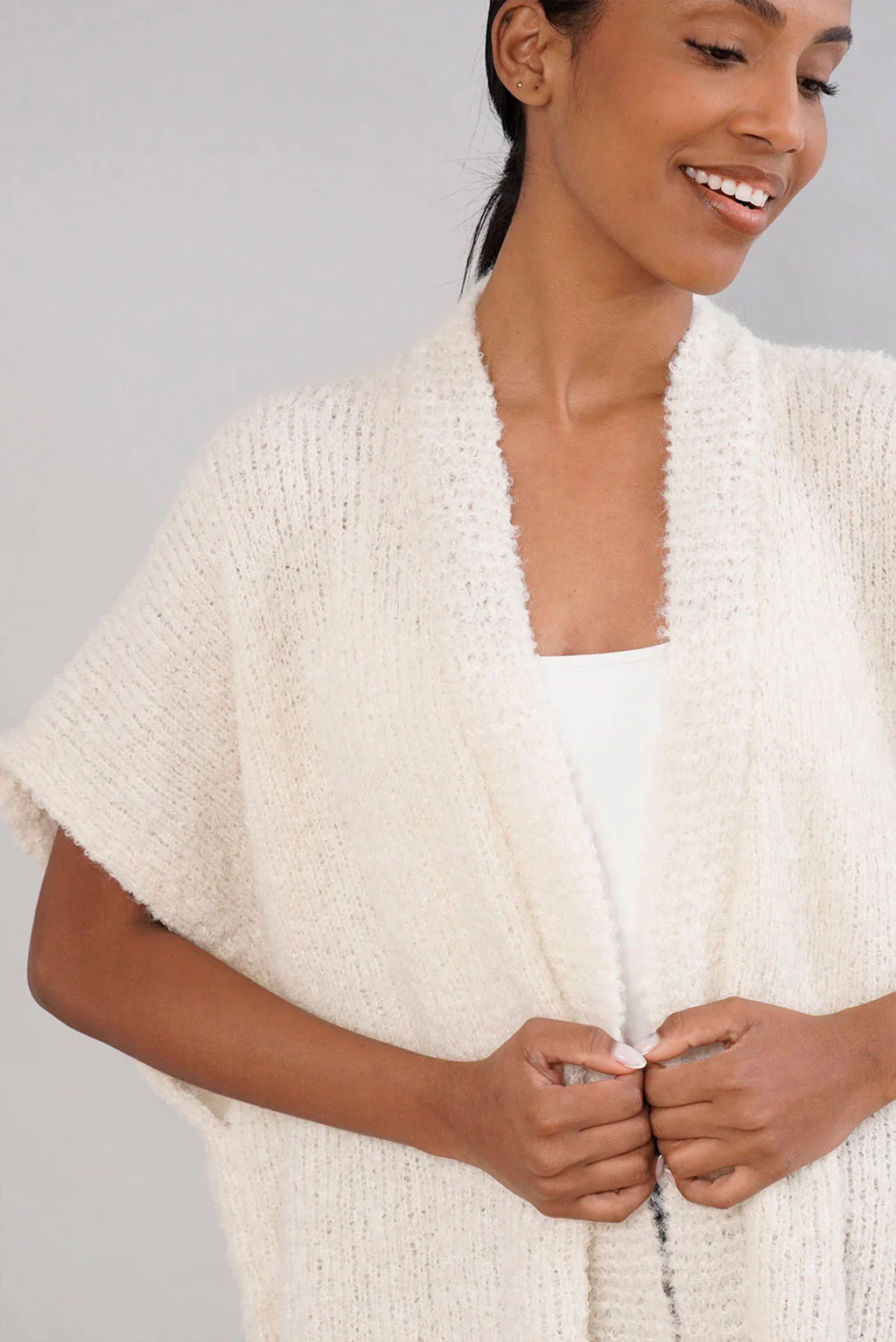 Wanka Oversized Handknit Alpaca Cardigan - Image 7