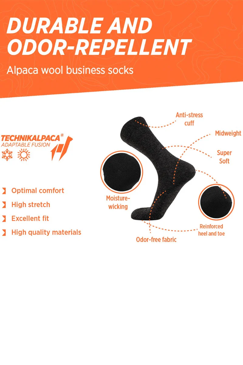 Winter Dress Baby Alpaca Socks - Image 3